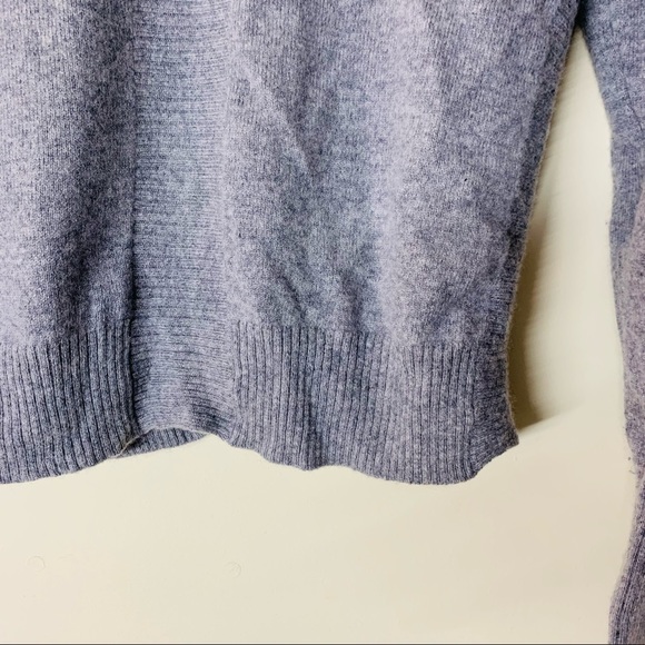 Magaschoni Cashmere Cardigan Sweater Grey size S *flawed* - Picture 5 of 12